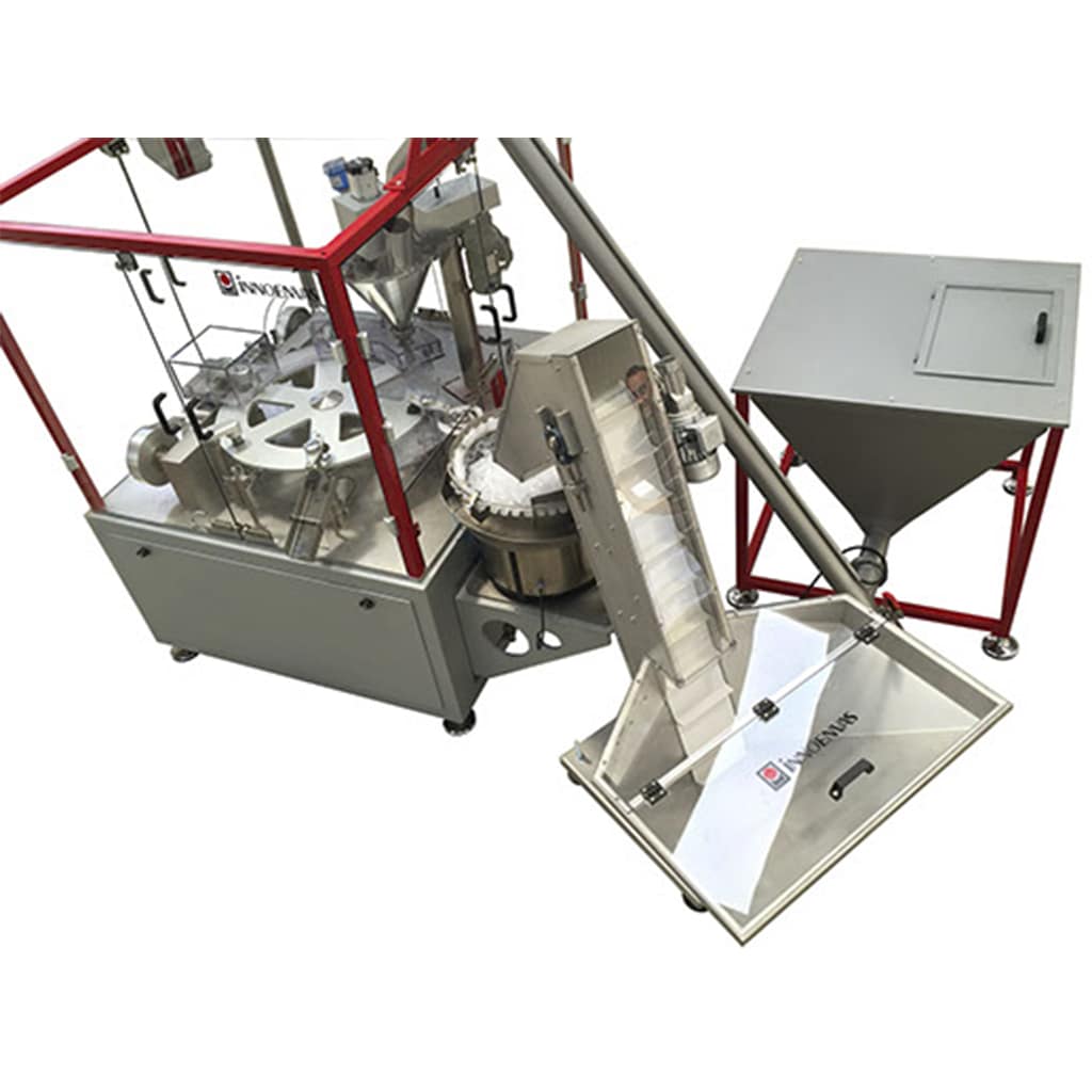 Capsule packing machine for coffee