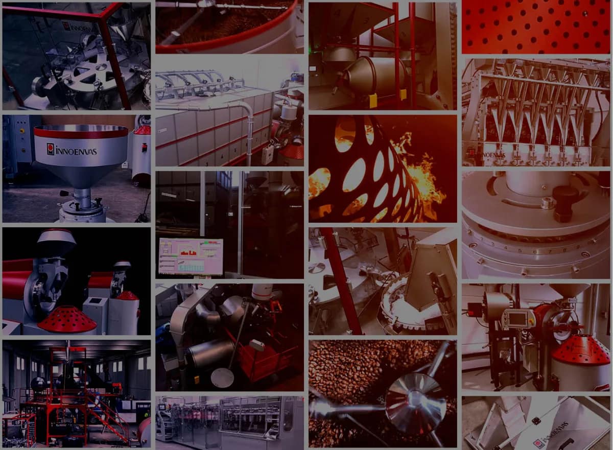 Selection of coffee machinery that are made by INNOENVAS